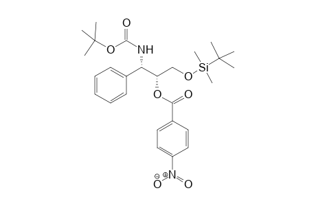 (2R,3S)-1-tert-Butyldimethylsilyloxy-3-tert-butoxycarbonylamino-2-p-nitrophenylcarbonyloxy-3-phenylpropane