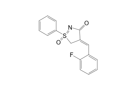 (Z)-4-(2-Fluorobenzylidene)-1-phenyl-4,5-dihydro-3H-1.lambda.6-isothiazol-3-one-1-oxide