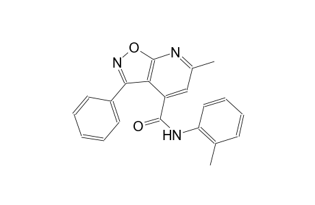 isoxazolo[5,4-b]pyridine-4-carboxamide, 6-methyl-N-(2-methylphenyl)-3-phenyl-