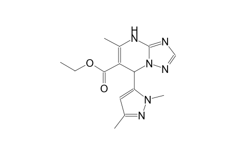 ethyl 7-(1,3-dimethyl-1H-pyrazol-5-yl)-5-methyl-4,7-dihydro[1,2,4]triazolo[1,5-a]pyrimidine-6-carboxylate