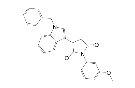 2,5-pyrrolidinedione, 1-(3-methoxyphenyl)-3-[1-(phenylmethyl)-1H-indol-3-yl]-