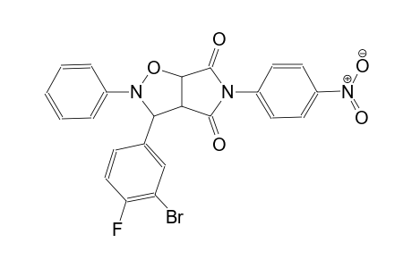 3-(3-bromo-4-fluorophenyl)-5-(4-nitrophenyl)-2-phenyldihydro-2H-pyrrolo[3,4-d]isoxazole-4,6(3H,5H)-dione