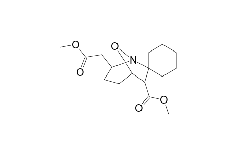 Spiro[cyclohexane-1,7'-2'-(methoxycarbonylmethyl)-6'-(methoxycarbonyl)-1'-aza-8'-oxabicyclo[3.2.1]octane]