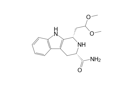 (1S,3S)-1-(2,2-dimethoxyethyl)-2,3,4,9-tetrahydro-1H-$b-carboline-3-carboxamide