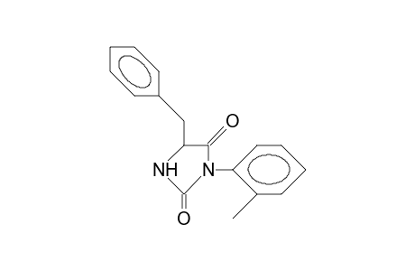 5-Benzyl-3-(2-tolyl)-hydantoin