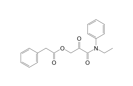 Phenyl-acetic acid 2-(ethyl-phenyl-carbamoyl)-2-oxo-ethyl ester