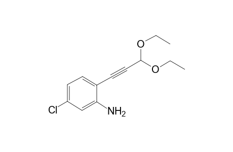 5-Chloro-2-(3,3-diethoxyprop-1-yn-1-yl)aniline
