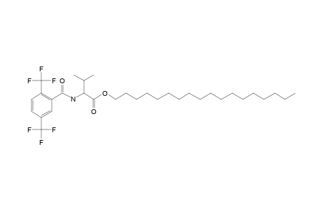 L-Valine, N-(2,5-ditrifluoromethylbenzoyl)-, octadecyl ester