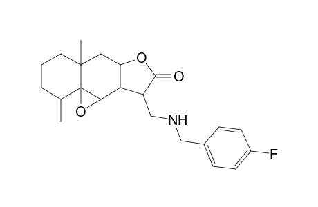 2H-Benzo[f]oxireno[2,3-E]benzofuran-8(9H)-one, 9-[[[(4-fluorophenyl)methyl]amino]methyl]octahydro-2,5a-dimethyl-