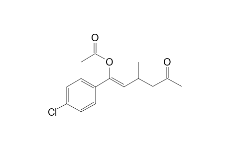 (Z)-6-Acetoxy-6-(4-chlorophenyl)-4-methyl-5-hexen-2-one