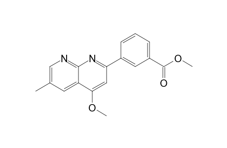 Methyl 3-(4-methoxy-6-methyl[1,8]naphthyridin-2-yl)benzoate