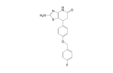 thiazolo[4,5-b]pyridin-5(4H)-one, 2-amino-7-[4-[(4-fluorophenyl)methoxy]phenyl]-6,7-dihydro-