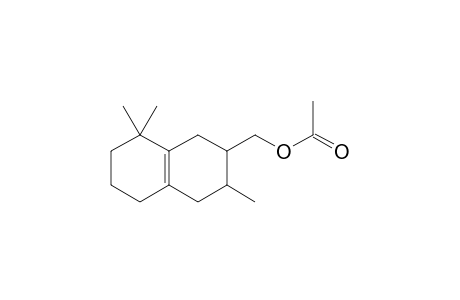 (3,8,8-Trimethyl-1,2,3,4,5,6,7,8-octahydro-2-naphthalenyl)methyl acetate