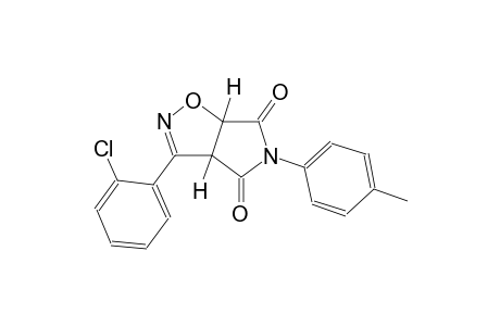 (3aR,6aS)-3-(2-chlorophenyl)-5-(4-methylphenyl)-3aH-pyrrolo[3,4-d]isoxazole-4,6(5H,6aH)-dione