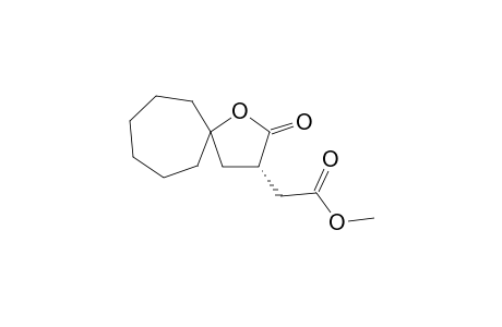 (S)-3-(Methoxycarbonylmethyl)-1-oxaspiro[4.6]undecan-2-one