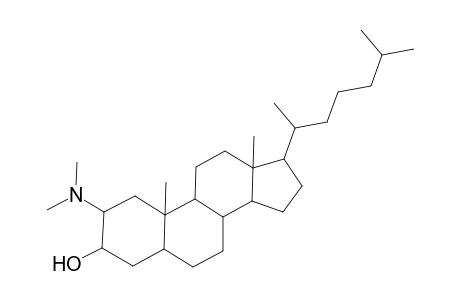 Cholestan-3-ol, 2-(dimethylamino)-, (2.beta.,3.alpha.,5.alpha.)-