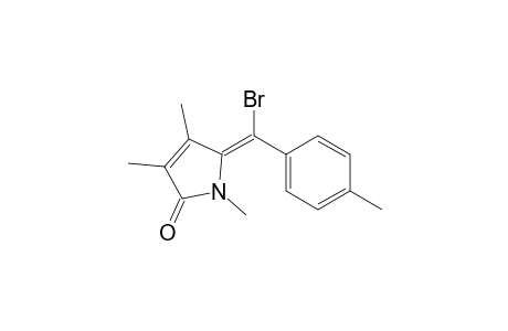 2H-Pyrrol-2-one, 5-[bromo(4-methylphenyl)methylene]-1,5-dihydro-1,3,4-trimethyl-, (E)-