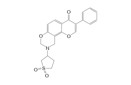 4H,8H-pyrano[2,3-f][1,3]benzoxazin-4-one, 9,10-dihydro-3-phenyl-9-(tetrahydro-1,1-dioxido-3-thienyl)-