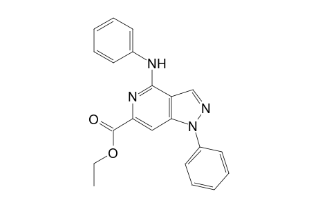 4-Phenylamino-6-ethoxycarbonyl-1-phenyl-1H-pyrazolo[4,3-c]pyridine