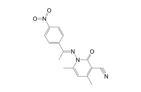 4,6-Dimethyl-1-[1-(4-nitro-phenyl)-ethylideneamino]-2-oxo-1,2-dihydro-pyridine-3-carbonitrile