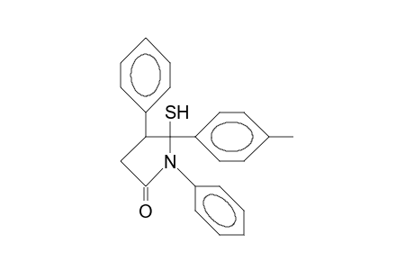 5-Mercapto-1,4-diphenyl-5-(4-tolyl)-pyrrolidin-2-one