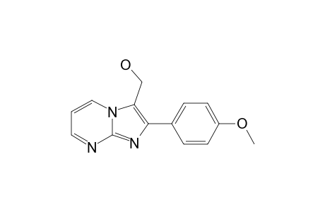 2-(4'-METHOXYPHENYL)-3-HYDROXYMETHYL-IMIDAZO-[1,2-A]-PYRIMIDINE