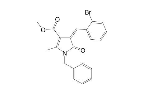 3H-Pyrrole-4-carboxylic acid, 3-[(2-bromophenyl)methylidene]-1,2-dihydro-5-methyl-2-oxo-1-(phenylmethyl)-, methyl ester