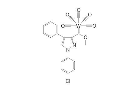 Pentacarbonyl[(methoxy){1-(p-chlorophenyl)-4-diphenylpyrazolyl}carbene]tungstene