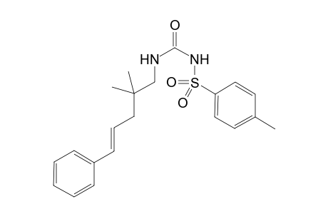 N-(((4E)-2,2-Dimethyl-5-phenylpent-4-en-1-yl)aminocarbonyl)-4-methylbenzenesulfonamide