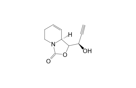 (S)-1-((R)-1-Hydroxy-prop-2-ynyl)-1,5,6,8a-tetrahydro-oxazolo[3,4-a]pyridin-3-one