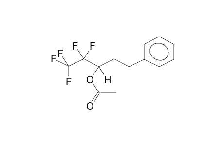 1-PENTAFLUOROETHYL-3-PHENYLPROP-1-YL ACETATE