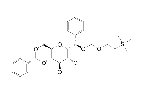 (1R)-2,6-ANHYDRO-1-PHENYL-1-O-[2-(TRIMETHYLSILYL)-ETHOXYMETHYL]-5,7-O-BENZYLIDENE-ALPHA-D-GLUCO-HEPTITOL