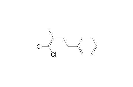 Benzene, (4,4-dichloro-3-methyl-3-butenyl)-