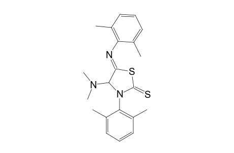 4-(Dimethylamino)-3-(2,6-dimethylphenyl)-5-[(2,6-dimethylphenyl)imino]-2-thioxothiazolidine