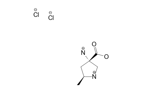(2R,4R)-4-AMINO-4-CARBOXY-2-METHYL-PYRROLIDINE-DIHYDROCHLORIDE