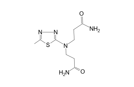 3-[(2-carbamoyl-ethyl)-(5-methyl-[1,3,4]thiadiazol-2-yl)-amino]-propionamide