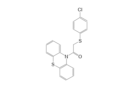 10-{[(4-chlorophenyl)sulfanyl]acetyl}-10H-phenothiazine