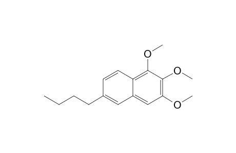 6-Butyl-1,2,3-trimethoxynaphthalene