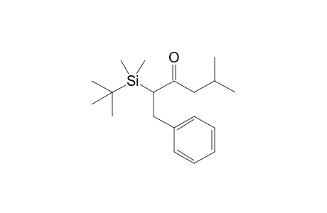 2-(t-Butyldimethylsilyl)-5-methyl-1-phenyl-3-hexanone