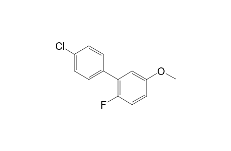 4'-Chloro-6-fluoro-3-methoxybiphenyl