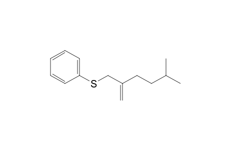 Benzene, [(5-methyl-2-methylenehexyl)thio]-