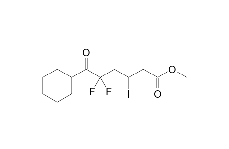 Methyl 6-Cyclohexyl-5,5-difluoro-3-iodo-6-oxohexanoate