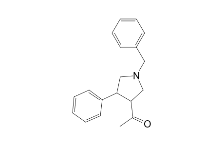 n-Benzyl-trans-(3-acetyl-4-phenyl)pyrrolidine