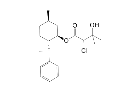 (1S,2R,5S)-5-Methyl-2-(1-methyl-1-phenylethyl)cyclohexyl 3-Chloro-2-hydroxy-2-methylbutanoate