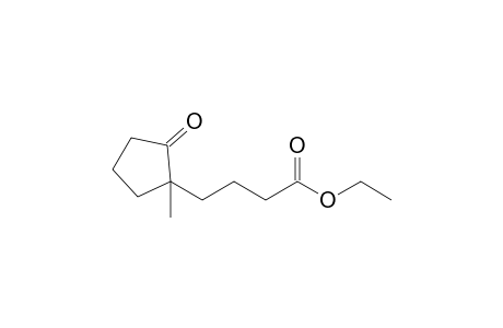 4-(1-methyl-2-oxocyclopentyl)butanoic acid ethyl ester