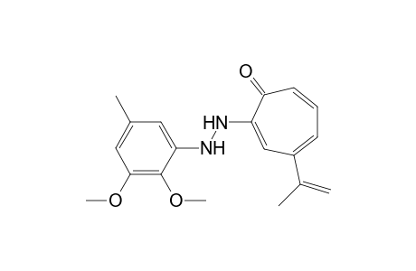 4-Isopropenyl-2-[2-(2,3-dimethoxy-5-methylphenyl)hydrazino]tropone