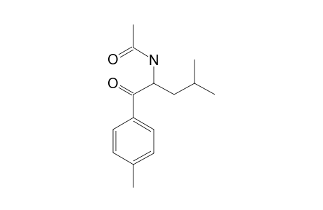 N-[3-METHYL-1-(4-METHYL-BENZOYL)-BUTYL]-ACETAMIDE