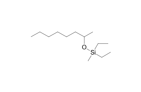 2-(Methyldiethylsiloxy)octane