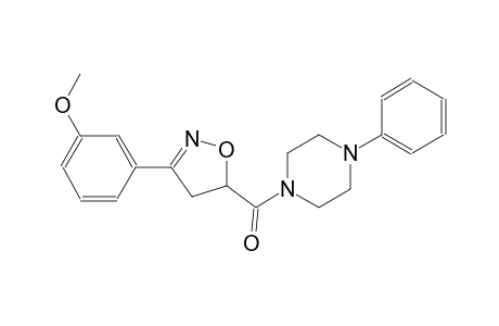 piperazine, 1-[[4,5-dihydro-3-(3-methoxyphenyl)-5-isoxazolyl]carbonyl]-4-phenyl-