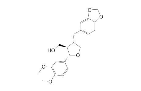 (2SR,3RS,4SR)-[4-Benzo[1,3]dioxol-5-ylmethyl-2-(3,4-dimethoxyphenyl)tetrahydrofuran-3-yl]methanol